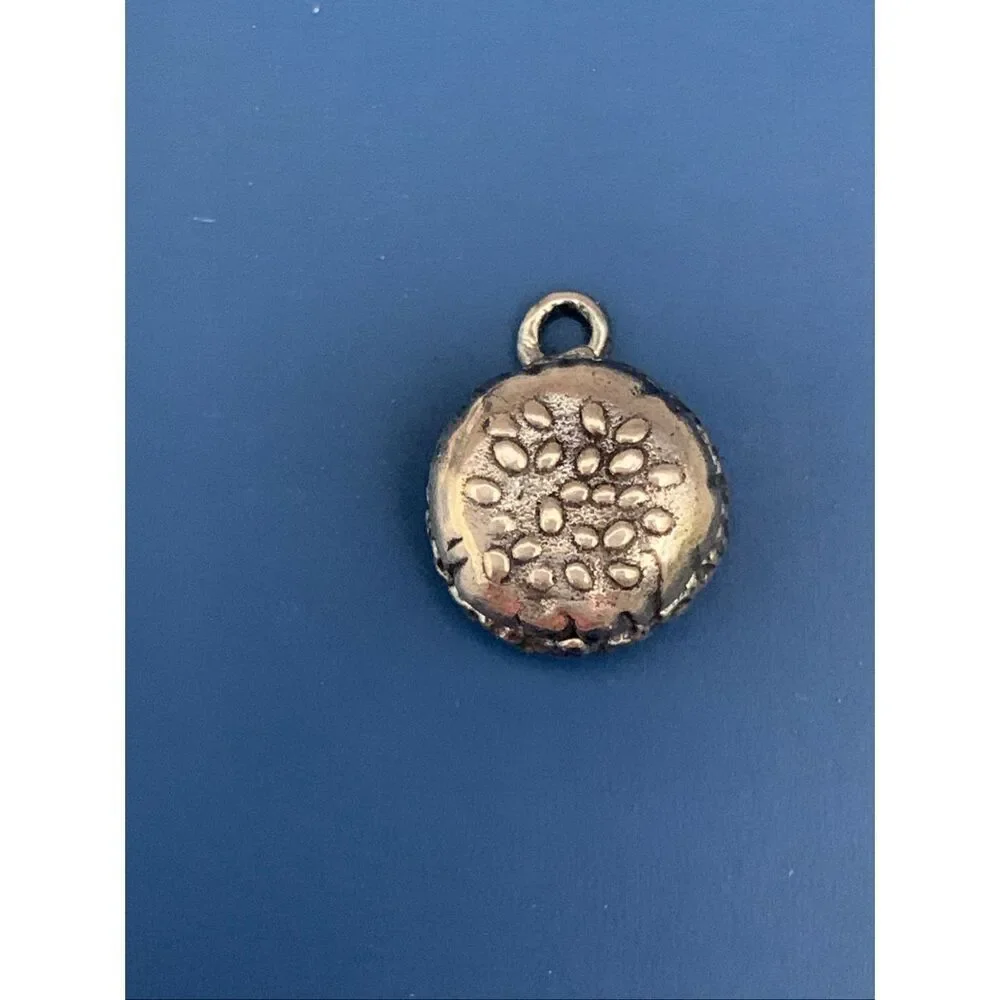 .925 Hamburger Food Sterling Silver Jewelry Charm #snack #meal #burger